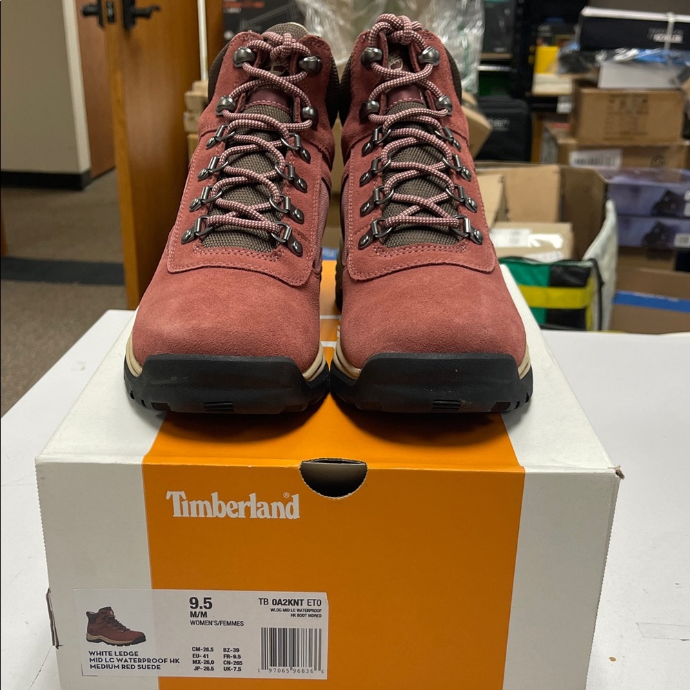 Timberland Women's Burgundy Hiking Boots